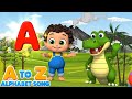 👉 The A to Z Learning Song | ABC Alphabet Rhymes for Kids | Learn ABC with Words &amp; Pictures