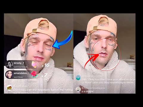 Aaron Carter's last live video afew hours before his death reveals something was not right