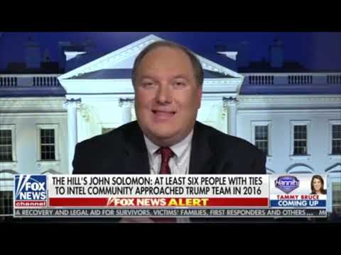 John Solomon has more highly suspicious information about the Russia Trump probe