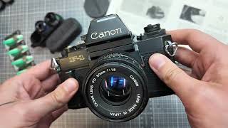 How to Use the Canon New F1: Battery, Film Loading, ISO, Aperture & Shutter Speed Guide