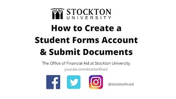 How to Create a Student Forms Account