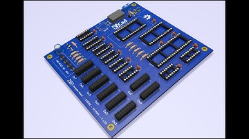 [Z80 computer] Create a printed circuit board motherboard