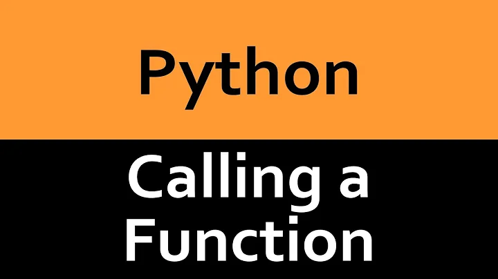Calling a Function in Python