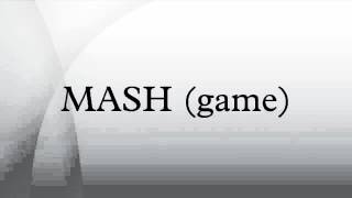 MASH game