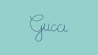 The new GUCCI and CNI logo, this is serious / M