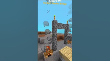 I build this bridge 🌉 in just 7,89 seconds. #music #minecraft #gaming #foryou