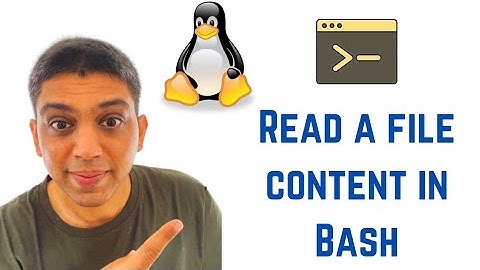 Shell Scripting Tutorial for Beginners - Read a file content in Bash