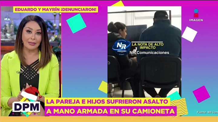 Asaltan a Mayrn Villanueva y Eduardo Santamarina e...