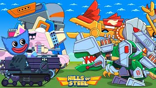 : BATTLE AGAINST THE BOSSES ALL SERIES! CARTOONS ABOUT TANKS HILLS OF STEEL