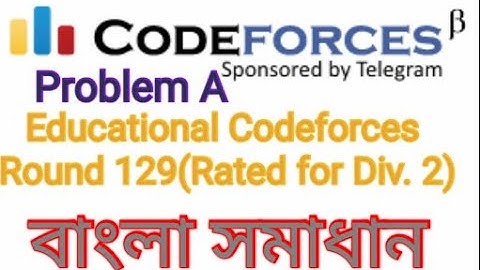 A. Game with Cards | Educational Codeforces Round 129 (Rated for Div. 2) a problem | বাংলা সমাধান