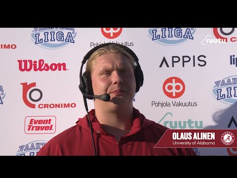 Olaus Alinen Vaahteraliigan avausottelussa 2024