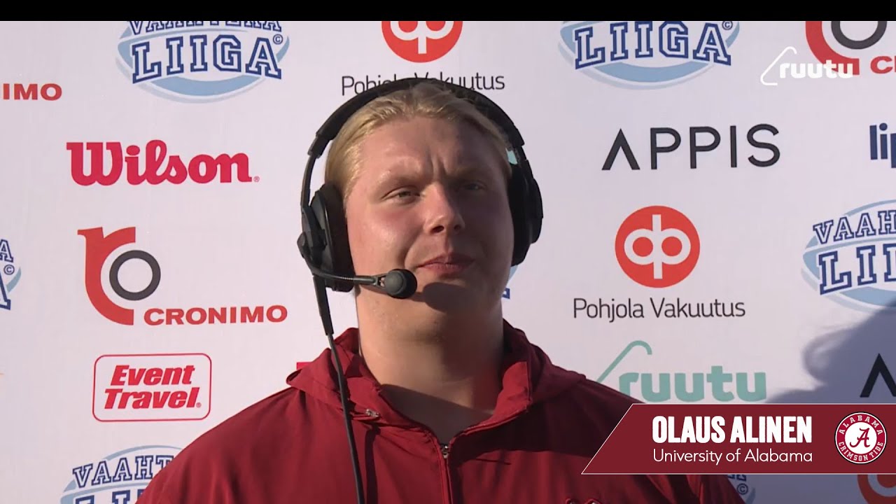 Olaus Alinen Vaahteraliigan avausottelussa 2024