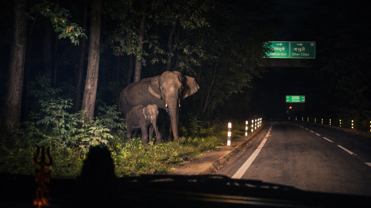 पहाड़, अंधेरी रात और हाथी 🐘 | Gangotri Trip Vlog