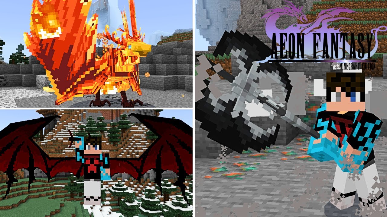 AEON FANTASY Addon MCPE || Addon de Fantasia Minecraft PE - YouTube