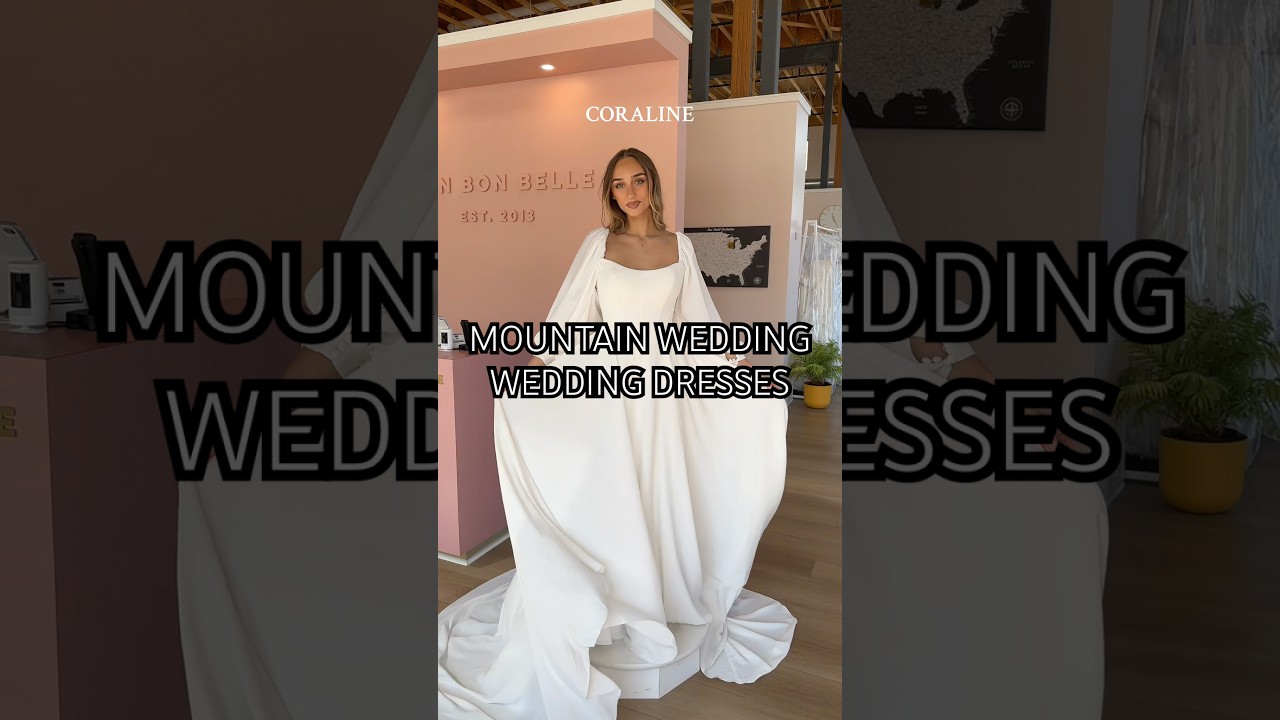 Свадебные платья для свадьбы в горах 🏔️✨ 