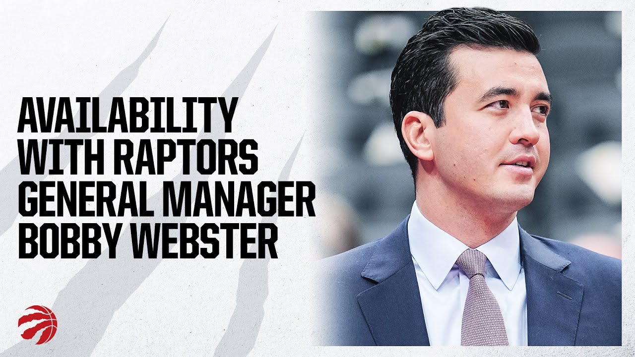 Raptors Press Conference LIVE | GM Bobby Webster Speaks on Team Updates & Season Outlook