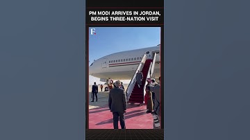 #FirstpostNews: PM Modi Begins Three-Nation Tour with Jordan Visit, Focus on Global South Ties| N18G