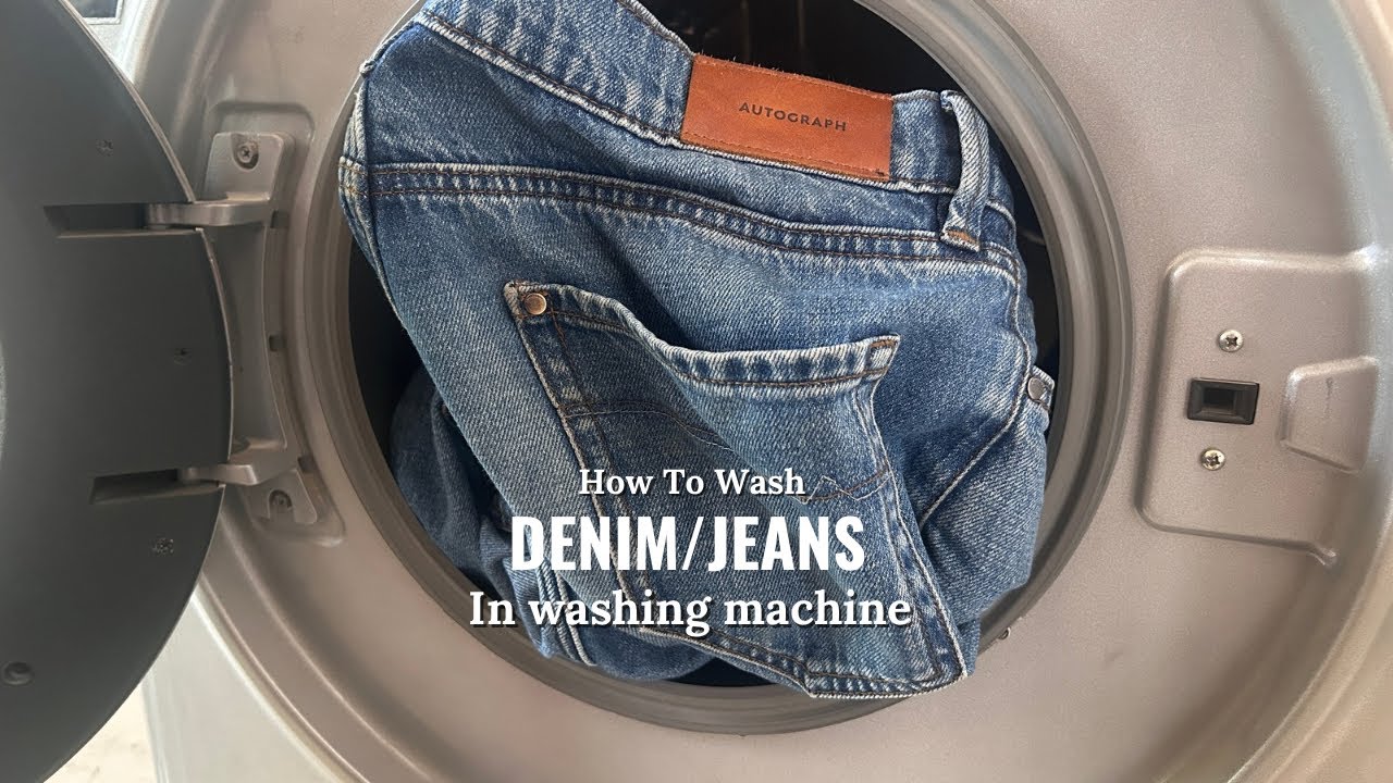 How To Wash Jeans In Washing Machine | How To Wash Denim In