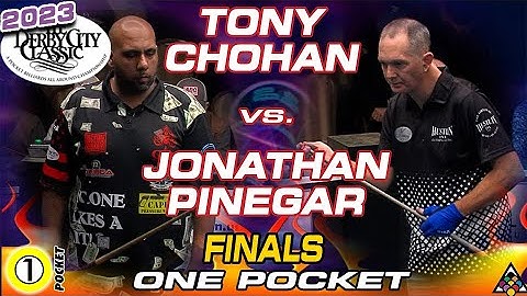 TONY CHOHAN vs JONATHAN PINEGAR - 2023 Derby City Classic One Pocket Division Finals