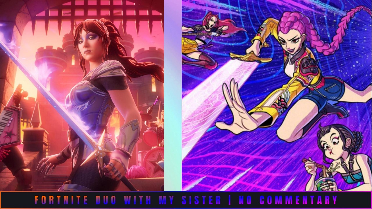 A FEW GAMES WITH MY SIS | FORTNITE ZERO BUILD DUOS GAMEPLAY | NO COMMENTARY (PS5)