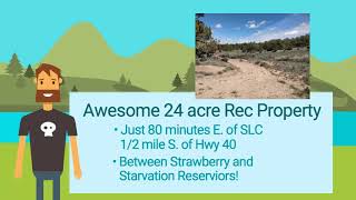 Awesome 24 acre Rec property in Duchesne, Utah, See: UtahRealEstate.com, MLS #1570060 for details!