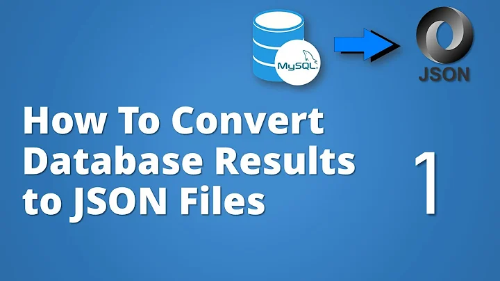 Part-1| SDET Essentials| How to Convert Database Results into JSON Files