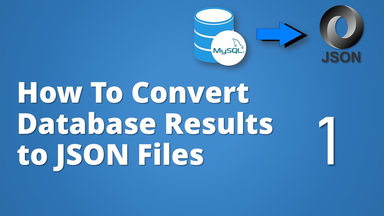 Part-1| Sdet Essentials| How To Convert Database Results Into Json Files