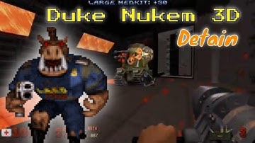RETRO GAMIING // Duke Nukem 3D custom map: Detain