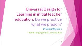 ADCET UDL Symposium 2026: Universal Design for Learning in Initial Teacher Education
