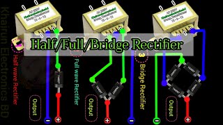 Diy Halffull Wave And Bridge Rectifier Power Supply Diagram