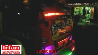 Truk keren full lampu strobo