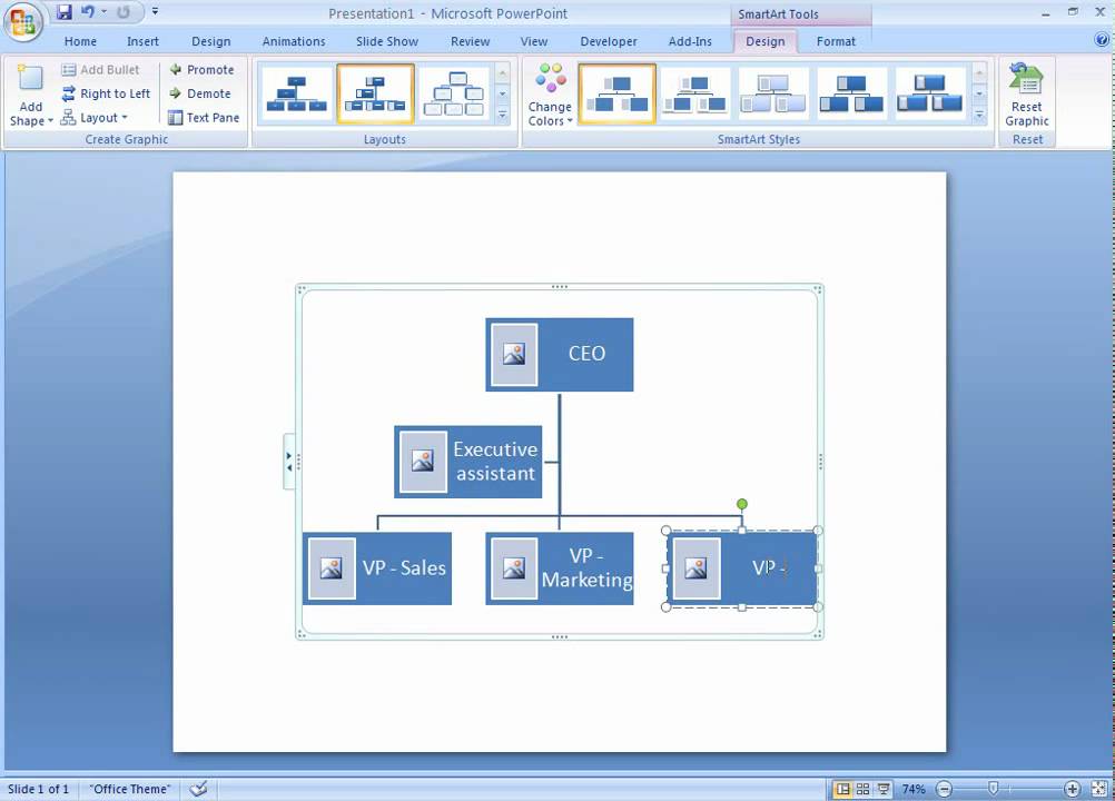 How To Create An Organizational Chart In Word 2016