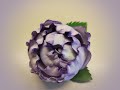 Пионовидная Роза из фоамирана. Нежная брошь роза. Flowers Peony rose from foam. Цветы из фоамирана.