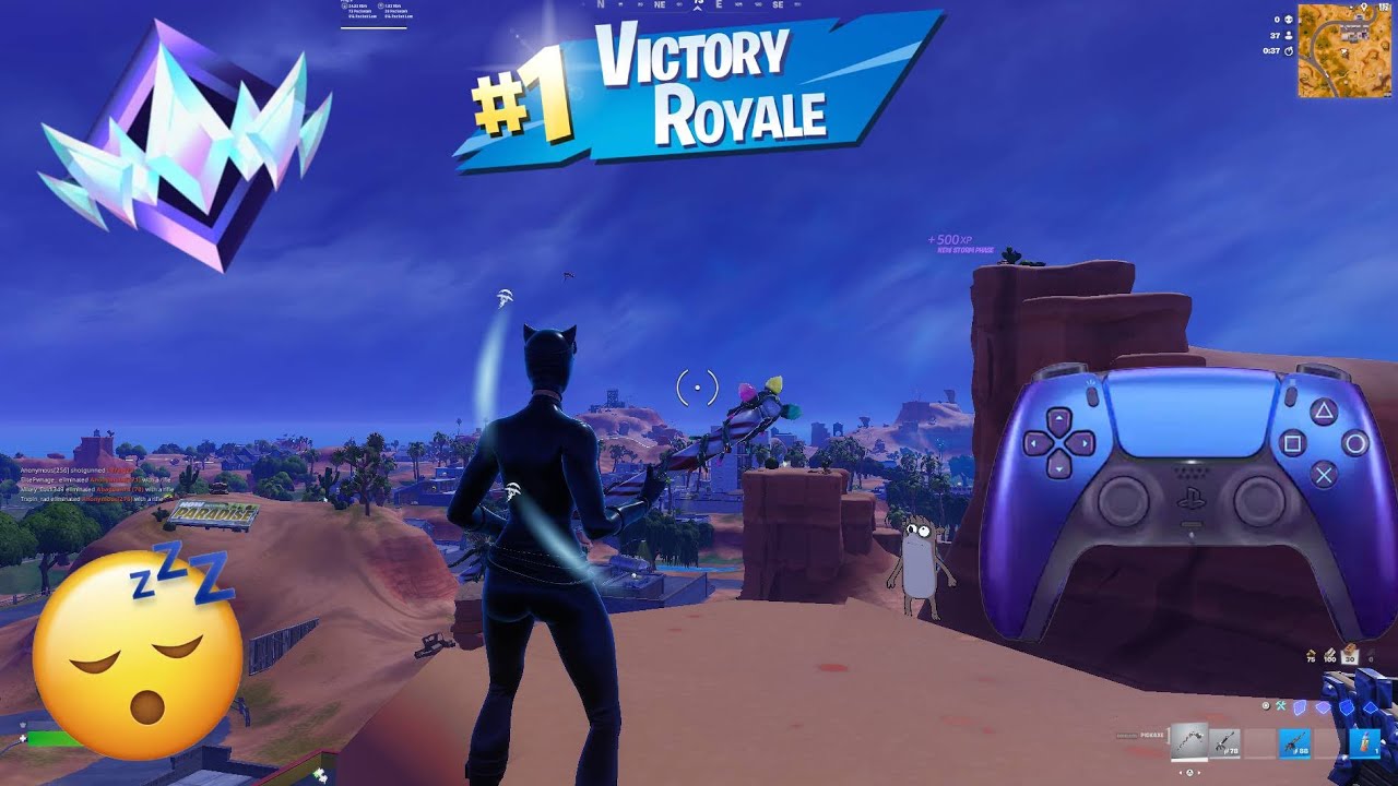 Fortnite Reload Ranked Satisfying😴Controller sounds Gameplay (4K)