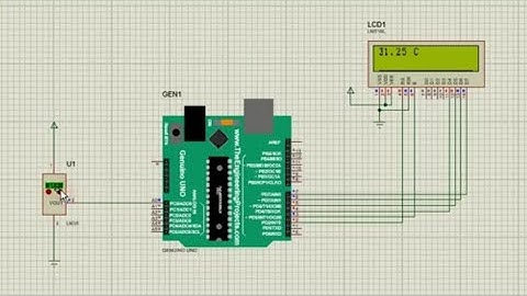 قياس درجة حرارة باستخدام الاردوينو - temperature sensor LM35 with Arduino