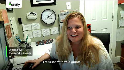 Firefly Customer Testimonial - Allison Boyd