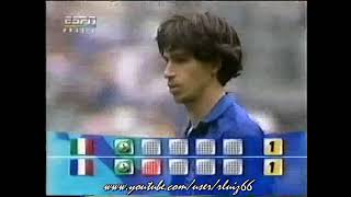 França x Itália - Disputa pênaltis - Narração Paulo Soares - 1998