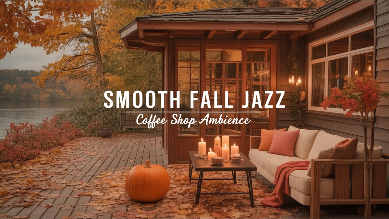 Jazz Relaxing Music at Cozy Cabin Ambience to Study ❄️ Snowfall, Fireplace Sounds for Sleeping 🔥 89