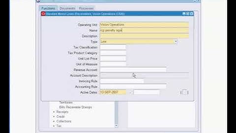 Setup - 4 memo lines - R12 Oracle Receivables Management Fundamentals