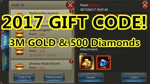 Legacy Of Discord- 2017/4/17 Newest FREE GIFT CODE !