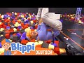 Blippi deutsch  blippi lernt im trampolinpark das abc  abenteuer unds fr kinder