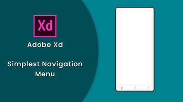Simplest Navigation Menu Animation in Adobe Xd(Design and Prototype)