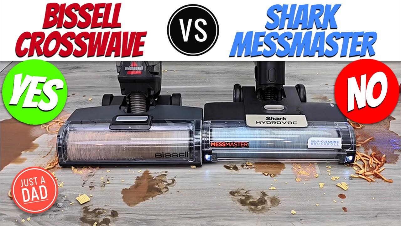 Bissell CrossWave OmniForce 3882 vs Shark HydroVac MessMaster WD261 Wet