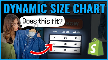 Easily Add Size Charts To Your Shopify Store Without Apps (For Better Conversion Rate & More Sales)