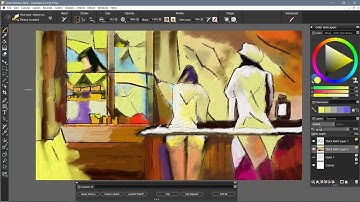 Corel Painter 2022  - Thick Paint | hanging out