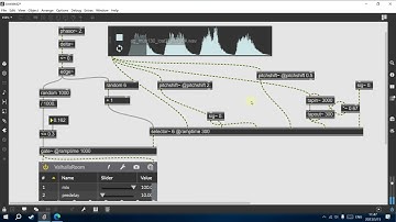 Max/MSP random possiblities with selector~ and gate~
