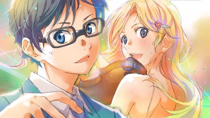 miyazono kawori and arima kousei (shigatsu wa kimi no uso) drawn by  sama_(zxc70289)