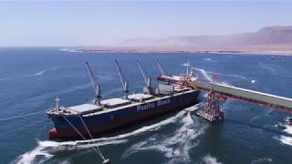 Embarque de Sal M/V Elizabeth River Puerto Patillos - EMPRESA AGUNSA