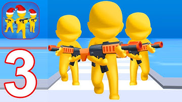 Gun clash 3D: Battle Friends - Gameplay Part 3 All Levels 13 - 19 Max Level (Android, iOS) #3