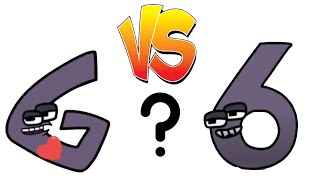 G vs SIX (Alphabet Lore VS Numbers Lore)